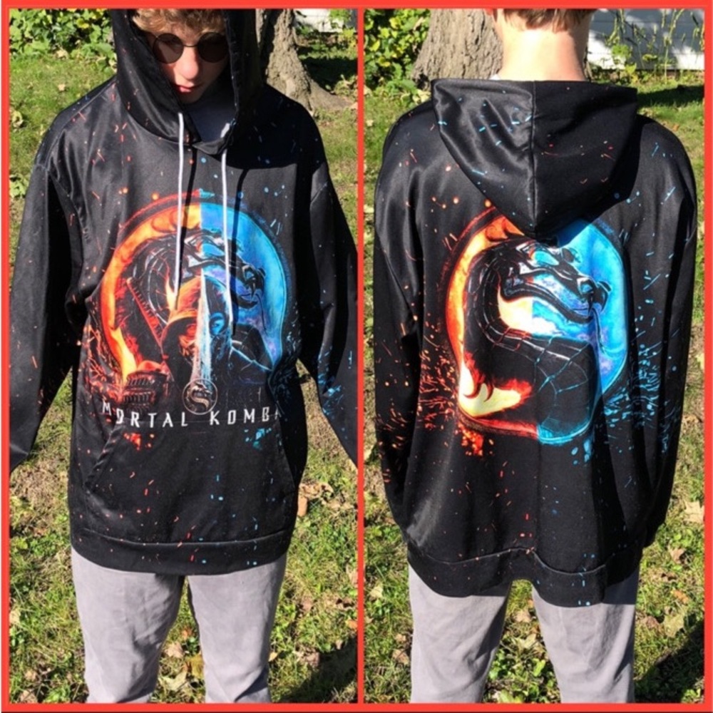 - Mortal Kombat XL Gamer Hoodie! EUC!